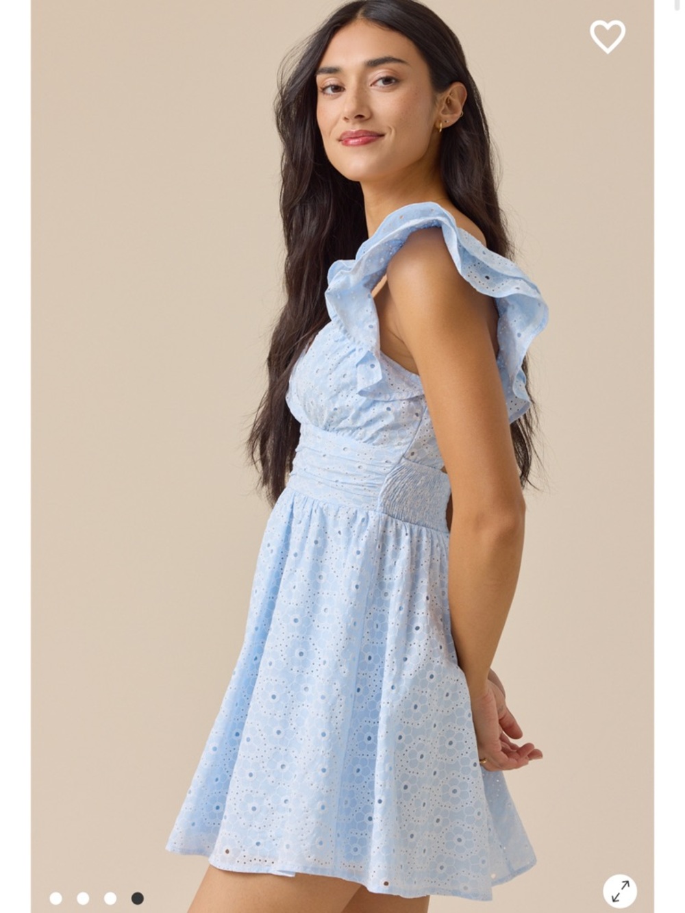 Sunny Eyelet Mini Dress New with tags Altar’d State - Picture 4 of 4